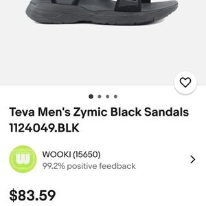 Teva Zymic Mens Size 7